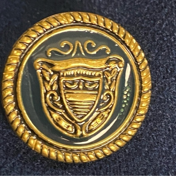 PENDLETON navy, Vintage, 100% Virgin Wool blazer with POCKETS. Size 18. EUC - Picture 9 of 13